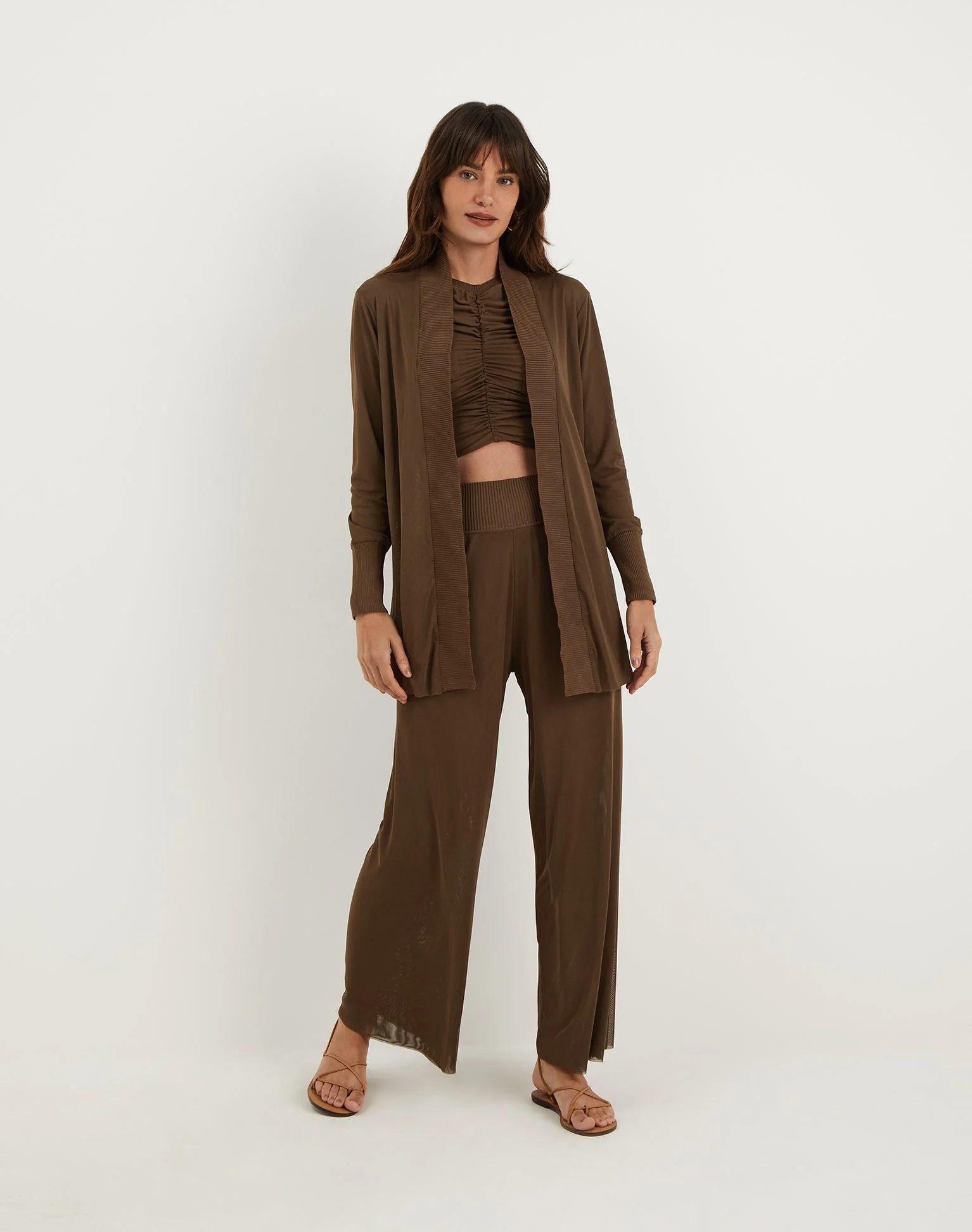 Knit Sia Cardigan | Eclair - Image 2