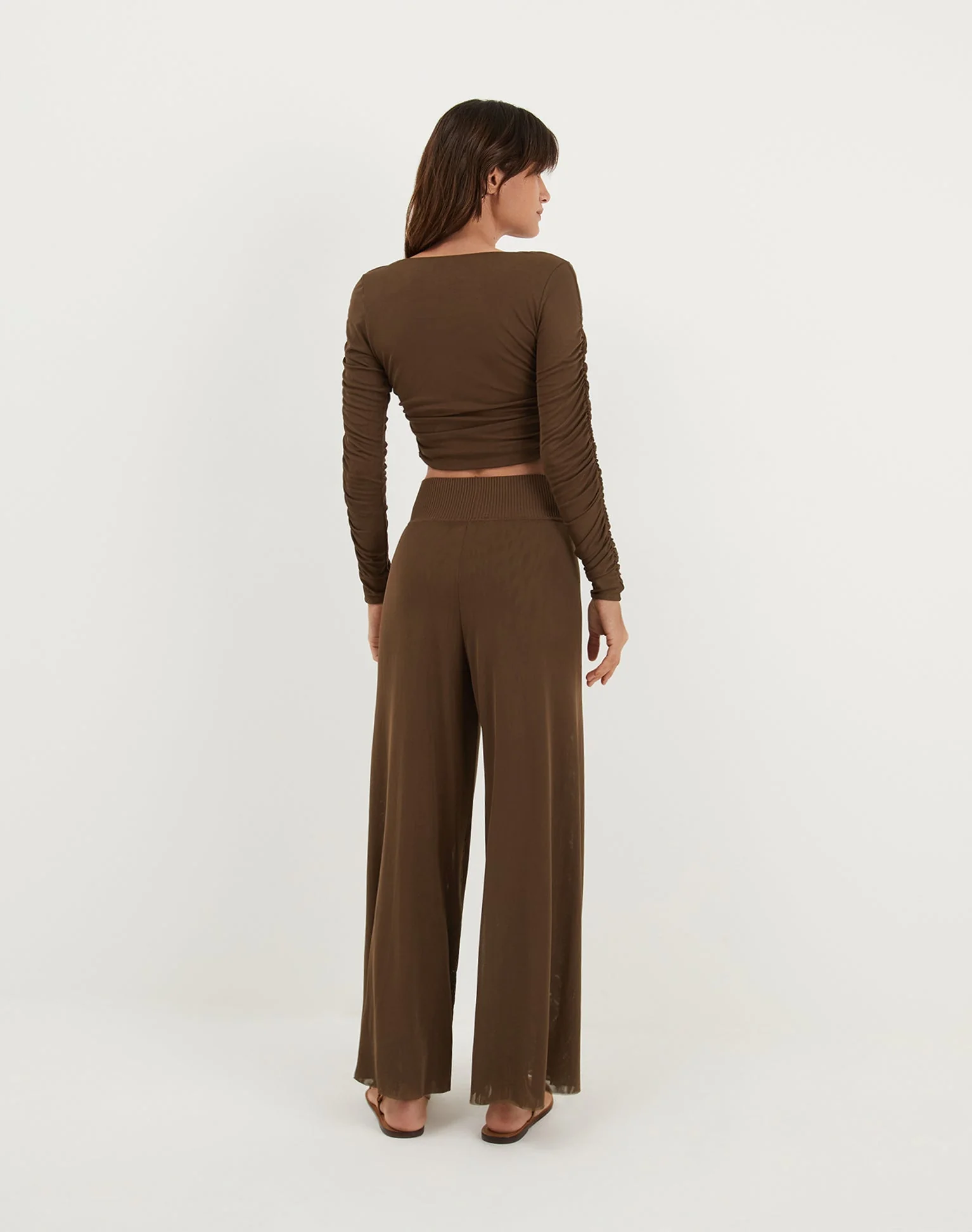 Sia Wide Leg Pants | Eclair - Image 5