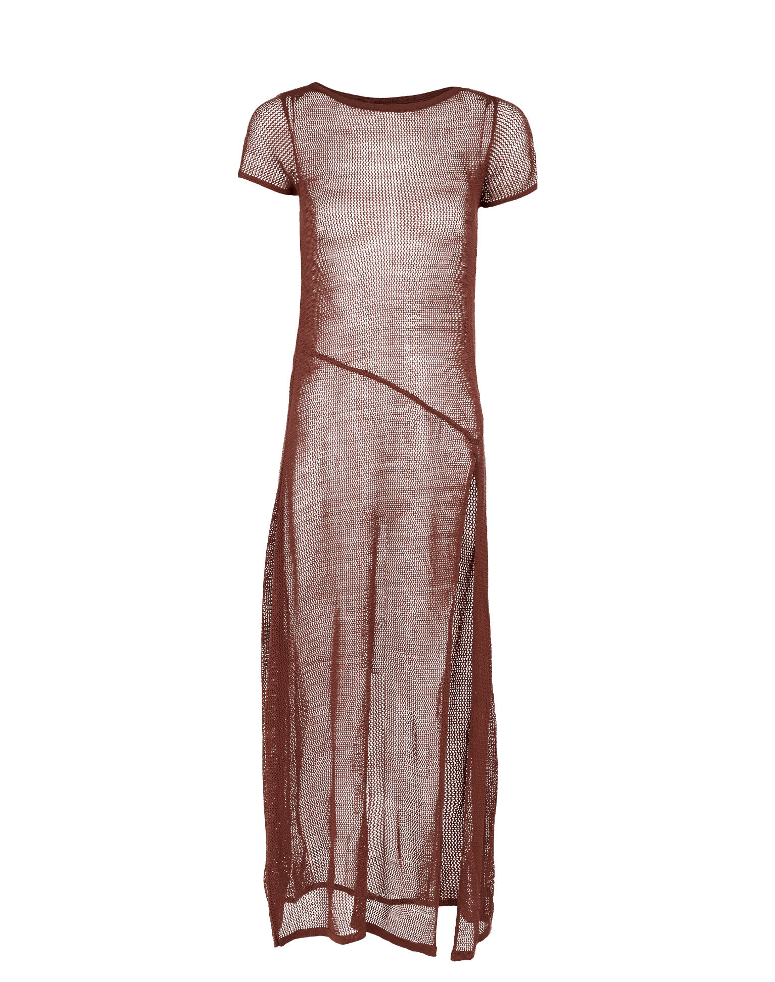 Knit Sylvie Long Cover Up | Eclair - Image 8