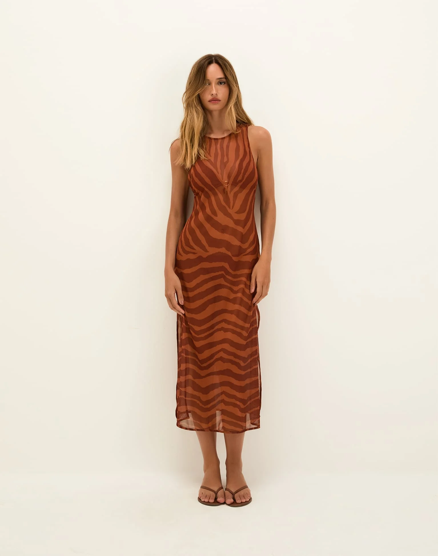 Twist Long Cover Up | Sundown - Image 2