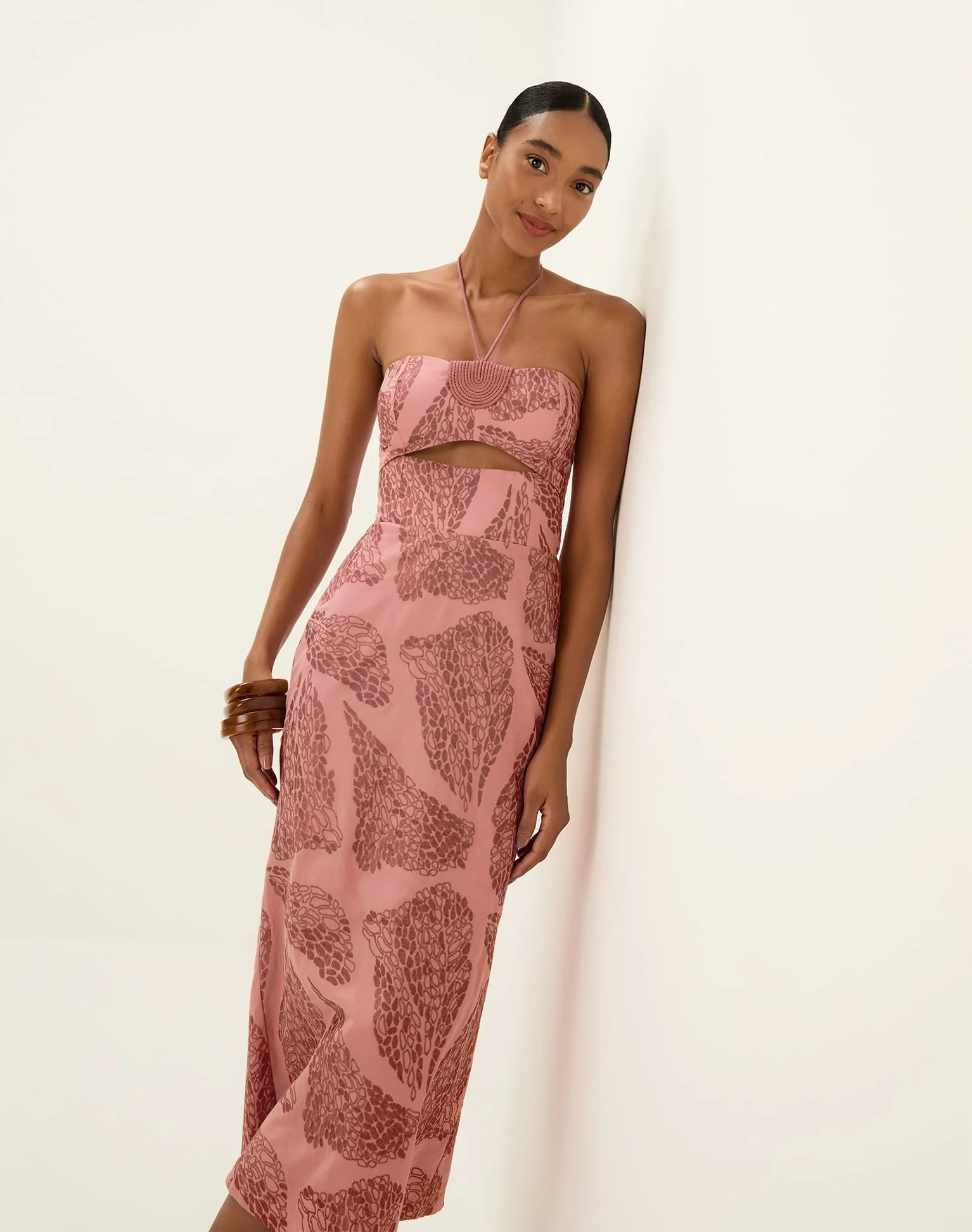Yara Midi Dress | Embroidered Sweet Heart - Image 5