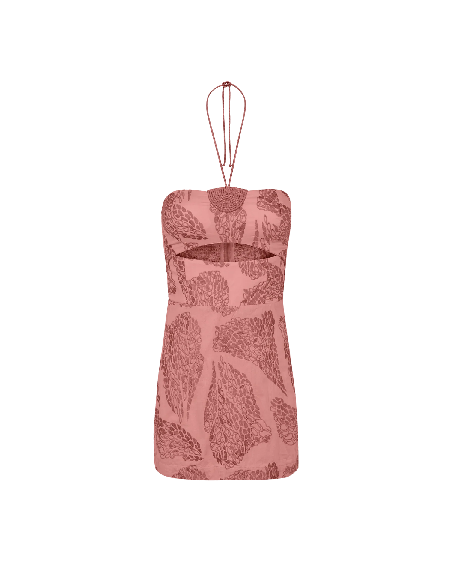 Yara Short Dress | Embroidered Sweet Heart